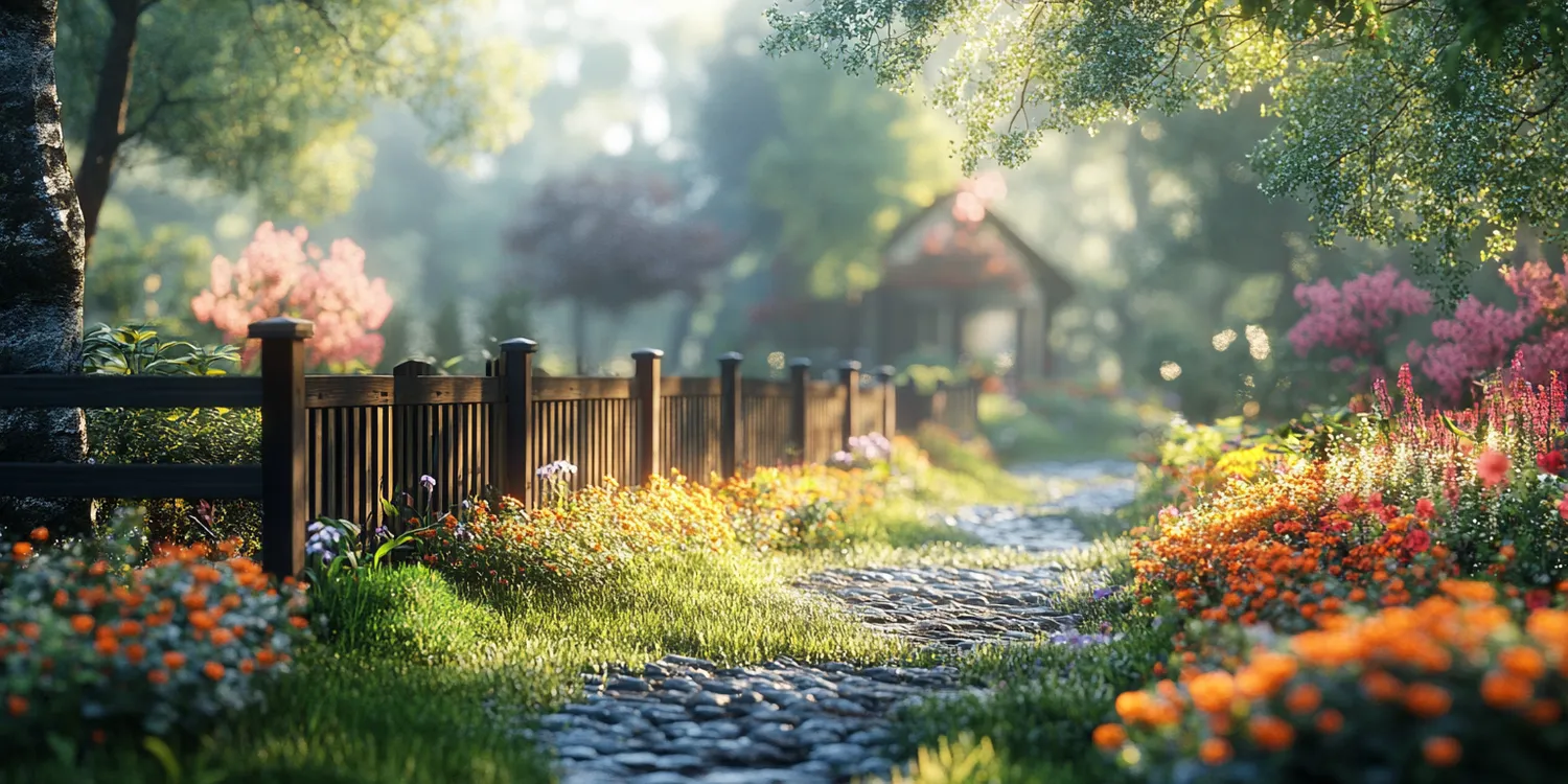 Schmuckzaun aus Polen